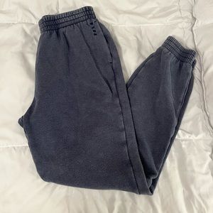 PINK Washed Blue Joggers/Sweatpants